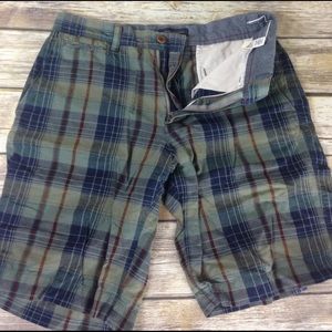 Banana republic plaid shorts
