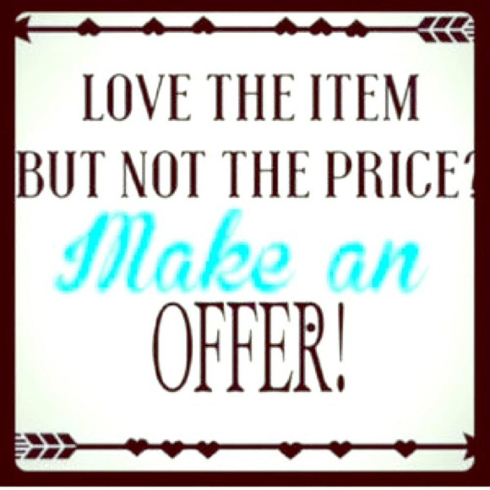 Make me an offer on my items