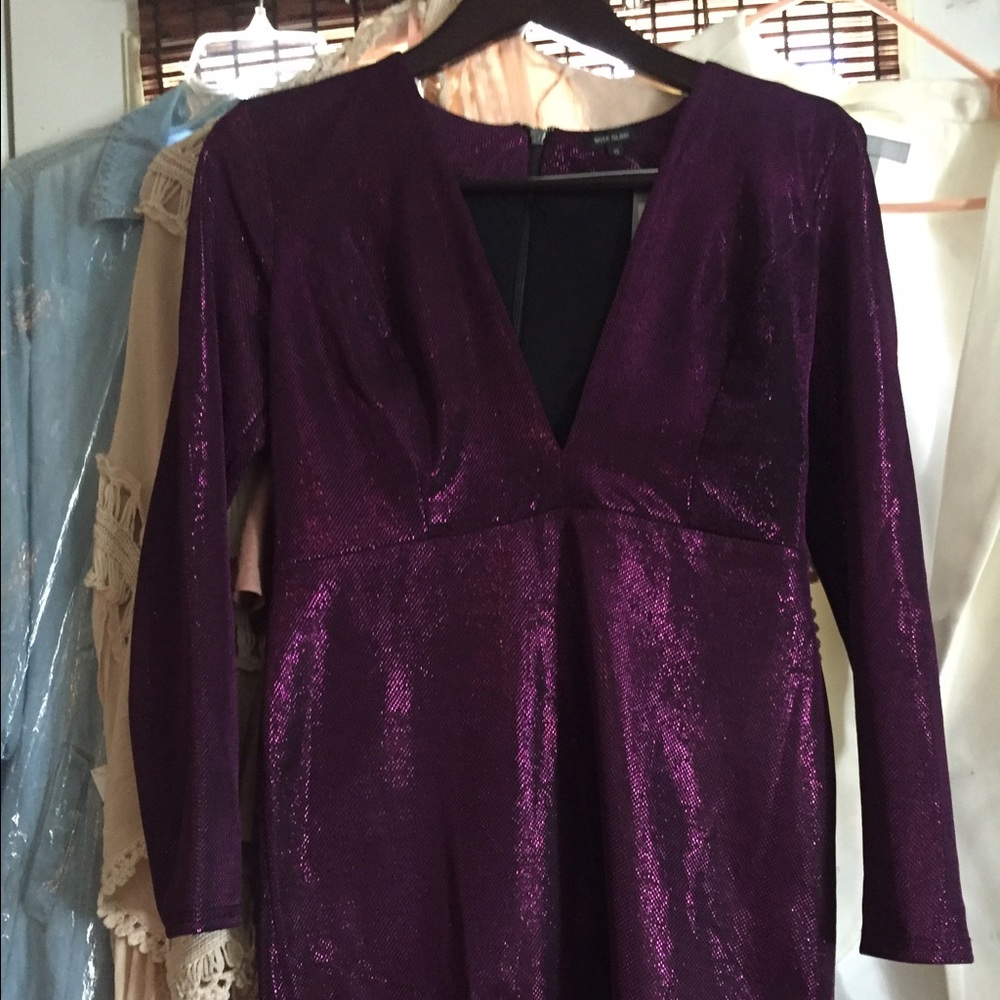 Candy purple dress.