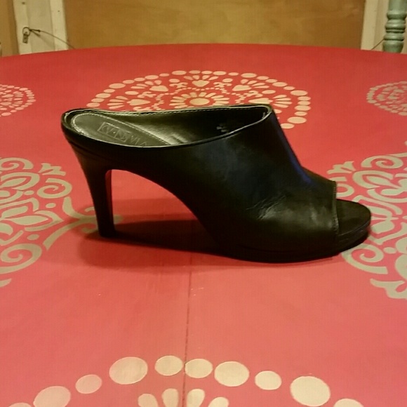 Black open toe sandals - Picture 4 of 4