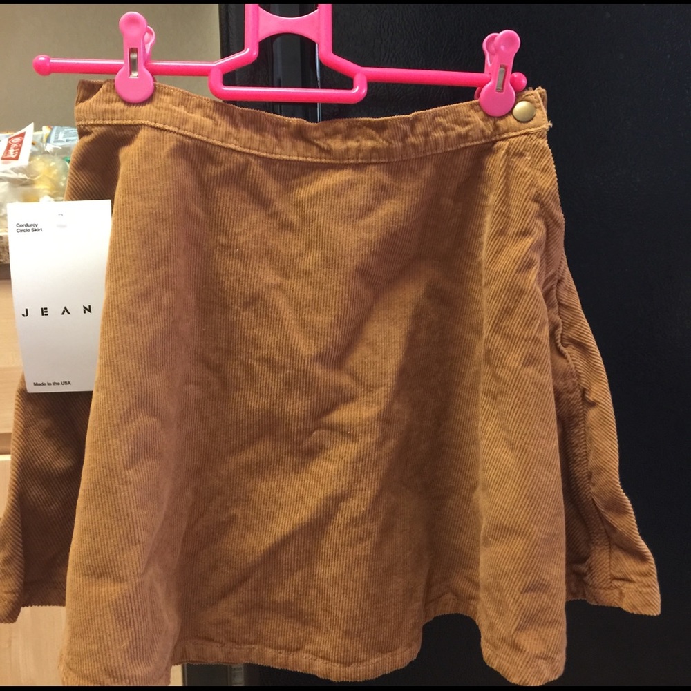American apparel corduroy circle skirt S NWT