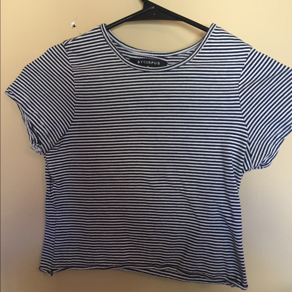 Striped crop top