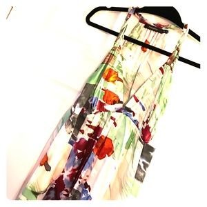 Floral watercolor Arden B dress