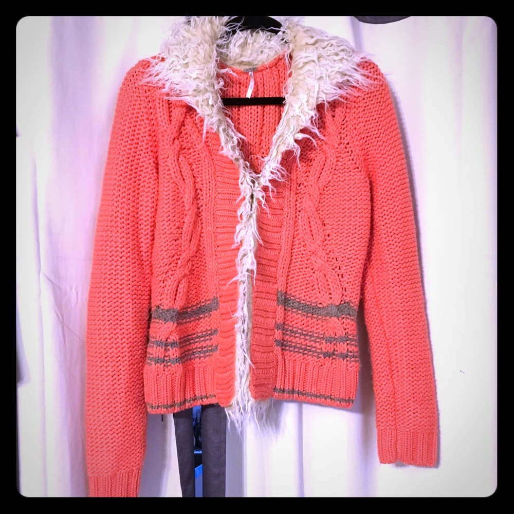 Free People Fur Sweater