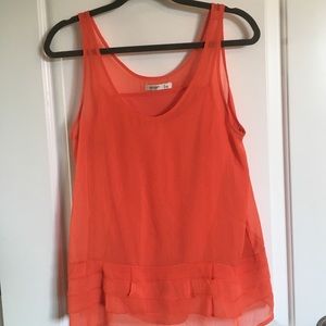 Orange Tank Top