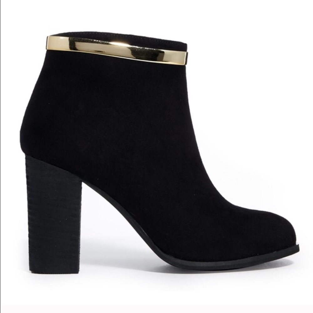 ASOS Black suede boots Size 9