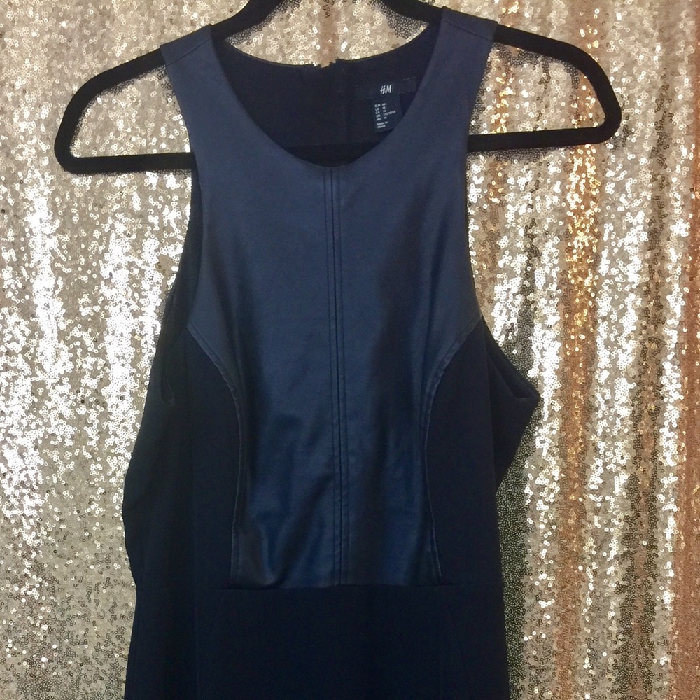 Sexy Vegan Leather Dress