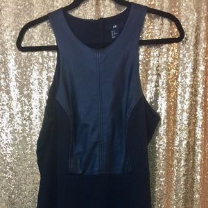 Sexy Vegan Leather Dress