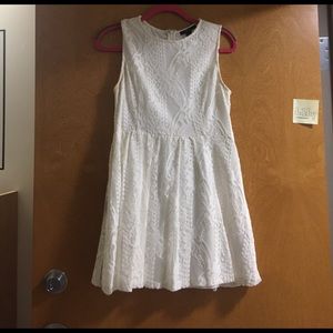 Short white dress