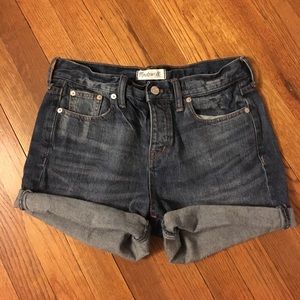 Madewell Boyfriend Style Denim Shorts