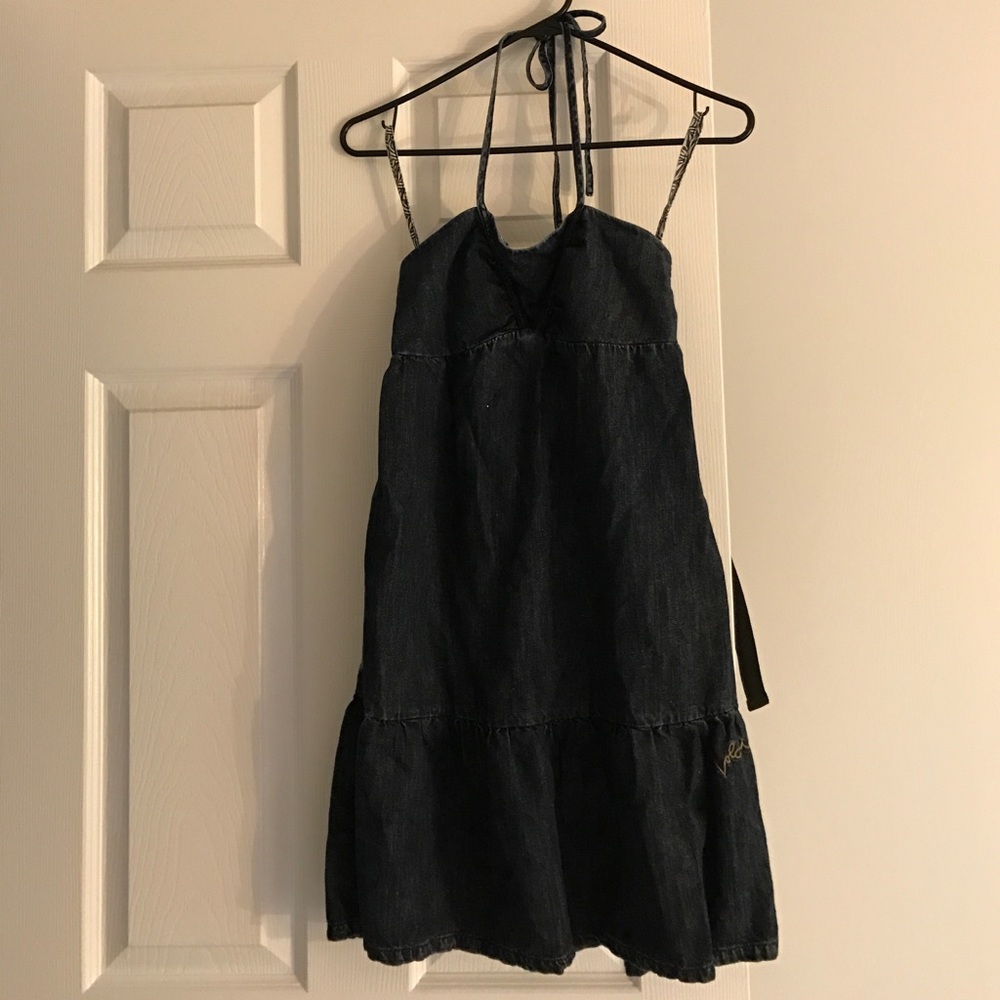 Volcom Denim Halter Dress