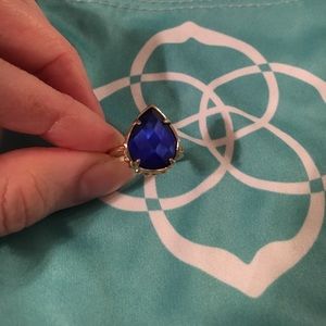 Kendra Scott blue Daisy ring
