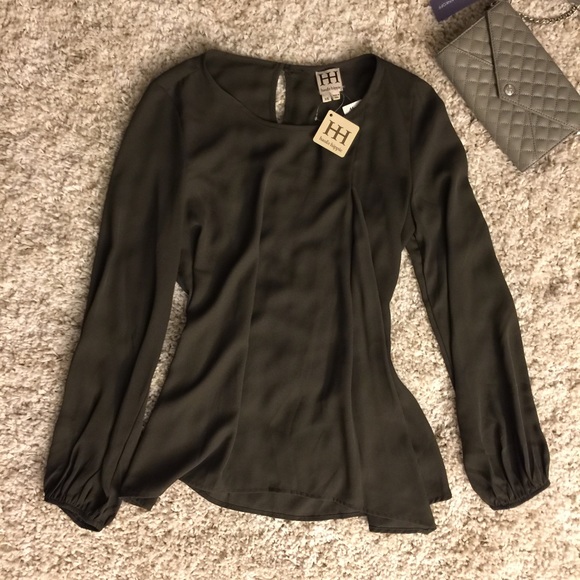 NWT Haute Hippie Peoni Blouse Long Sleeve, XS - Picture 1 of 3