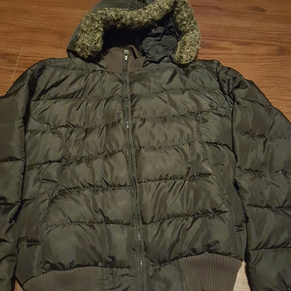 A black polio jean jacket