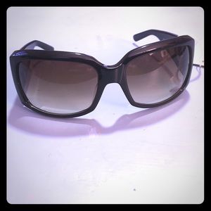 Emporio Armani, silver and black shades!