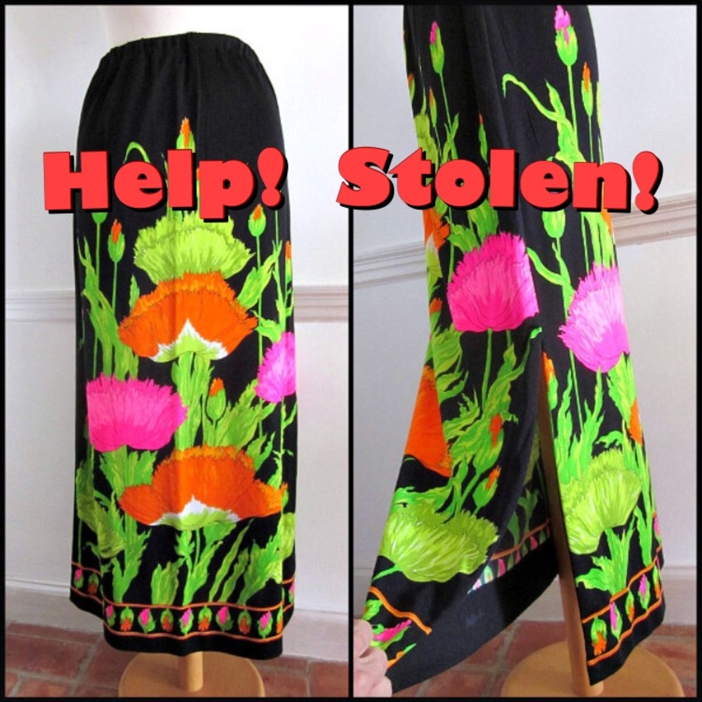 Mr. Dino Vintage 1960's Maxi Skirt