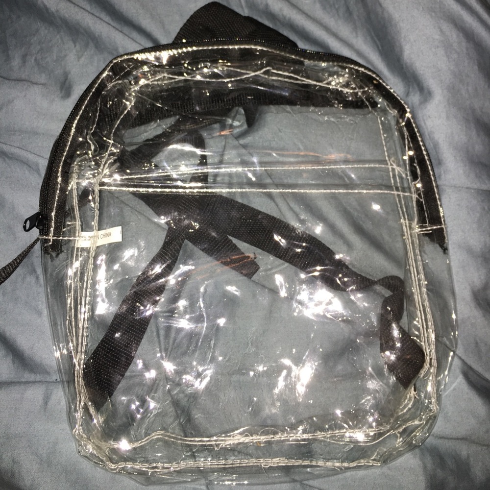Clear backpack