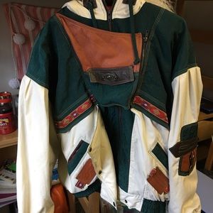 Vintage Suede Puffy Jacket