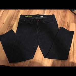J. Crew toothpick jeans.