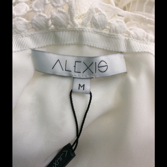 Alexis White Floral Lace Top - Picture 4 of 4