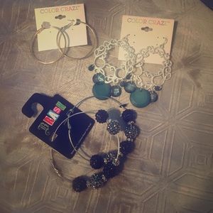 3 set earrings bundle