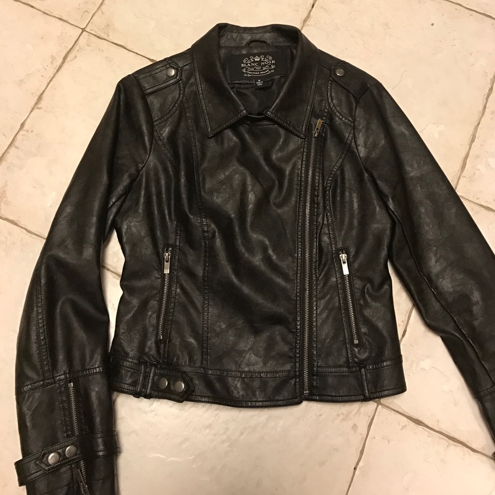 Blanca Noir faux Leather Jacket - Picture 1 of 4