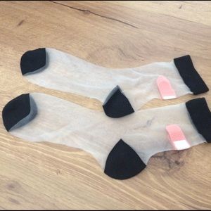 Sheer band aid socks