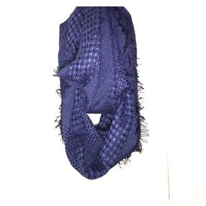 Navy Blue Infinity Scarf