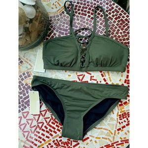 SALE! NWT Olive Green Michael Kors Bikini