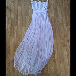 David's Bridal Versa Long Tulle Convertible Dress