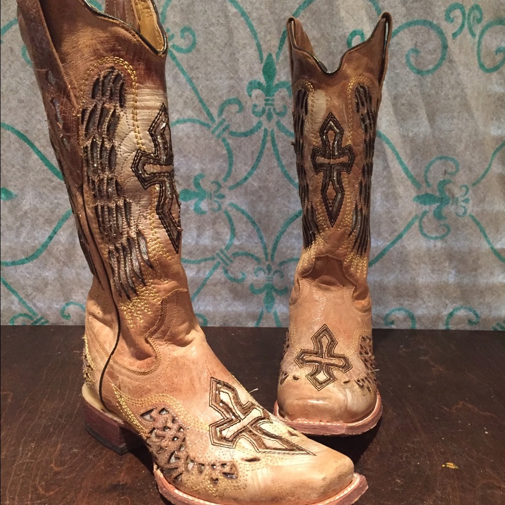Corral square toe boots