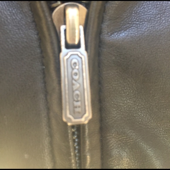 COACH Black Leather Jacket - Picture 3 of 5