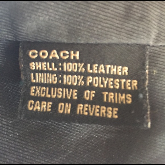 COACH Black Leather Jacket - Picture 5 of 5