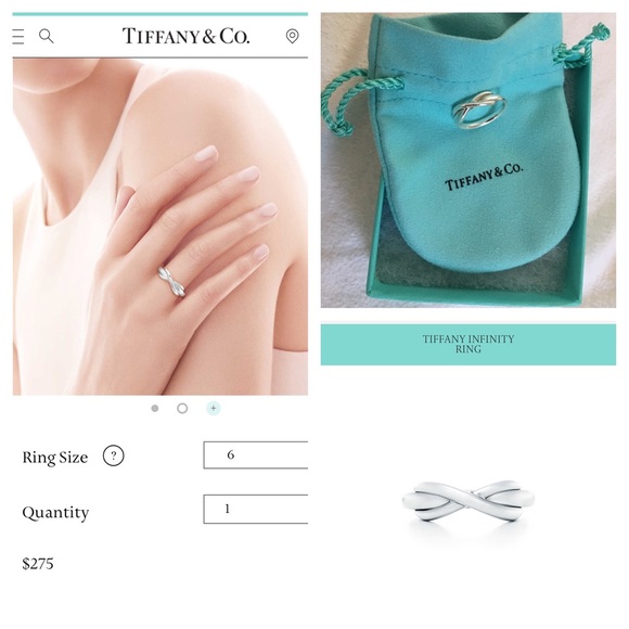 Tiffany & Co. Jewelry - Tiffany Eternity Silver Ring