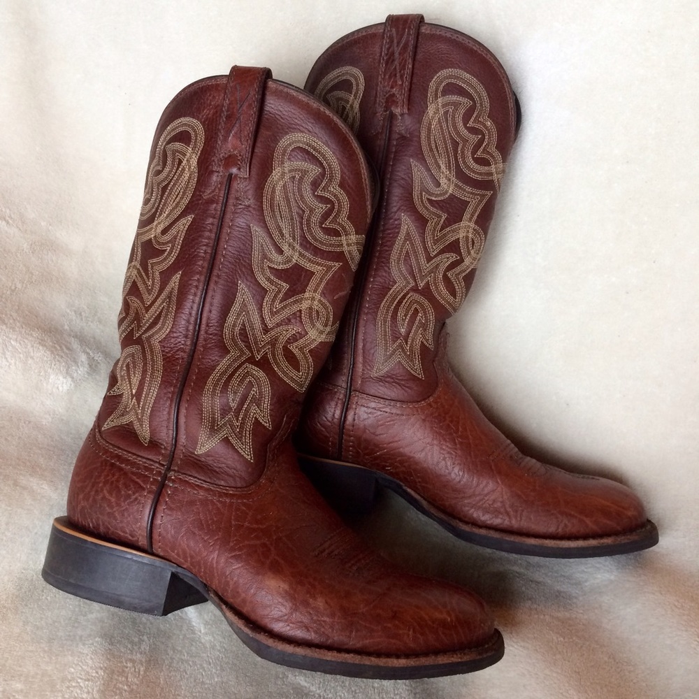 [SOLD] Leather Stitched Cowboy/Girl Boots 🤠