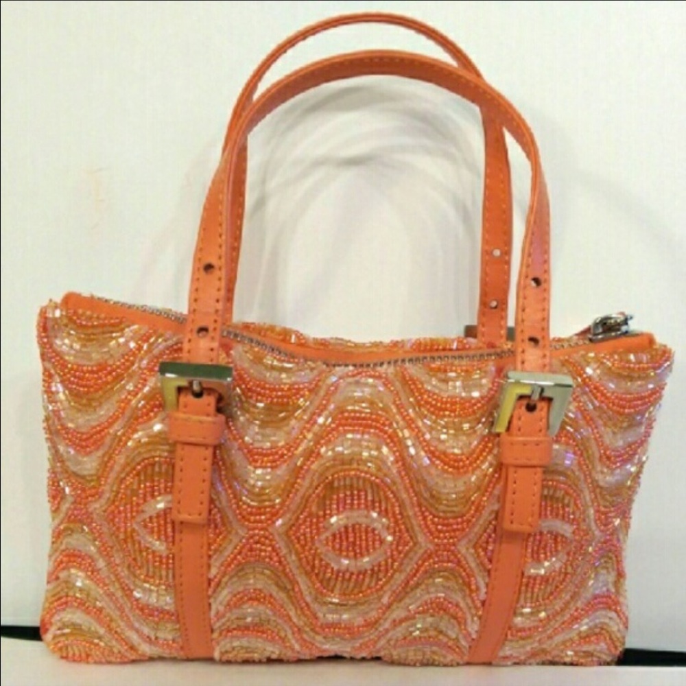 This is a amazing FENDI Beaded Mini Bag-excellent