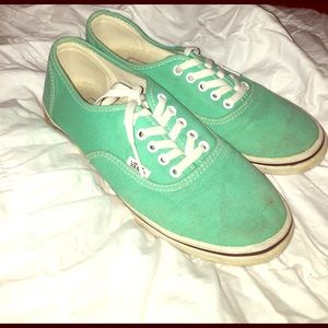 Turquoise Vans