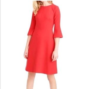 JCrew bell sleeve,crepe, size-2 dress