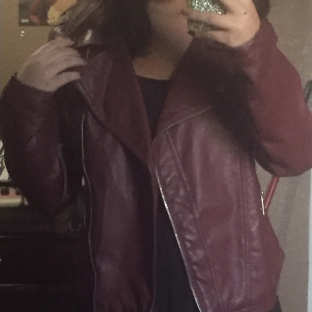 Leather jacket