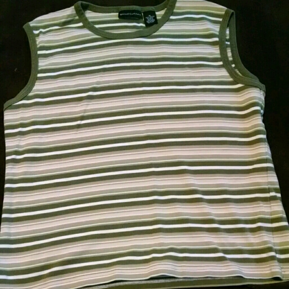 Xl Goodclothes green/white top