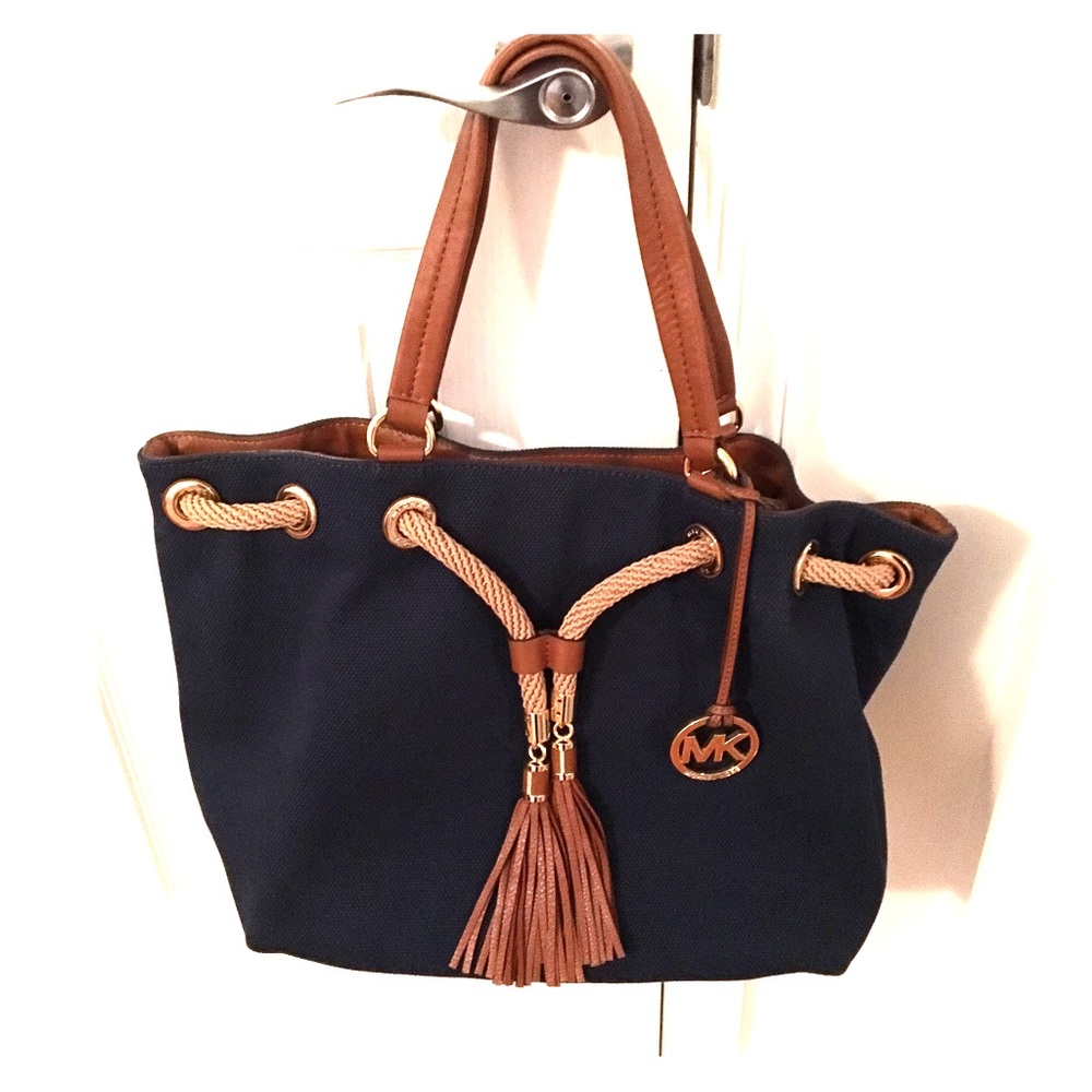 Reduced! Michael Kors Marina Large Canvas Tote