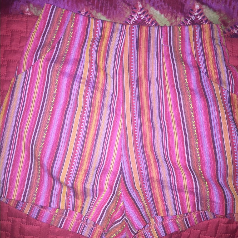 High rise shorts