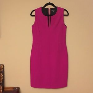 Strenesse Gabriele Strehle magenta wool dress