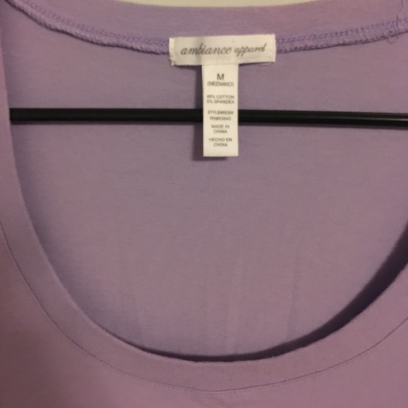 Lavender tee shirt - Picture 2 of 3