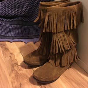 Minnetonka full length boots! Never worn!