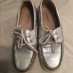 Metallic loafers
