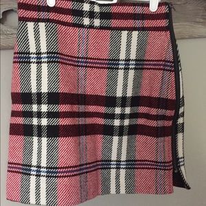 Plaid topshop mini skirt!