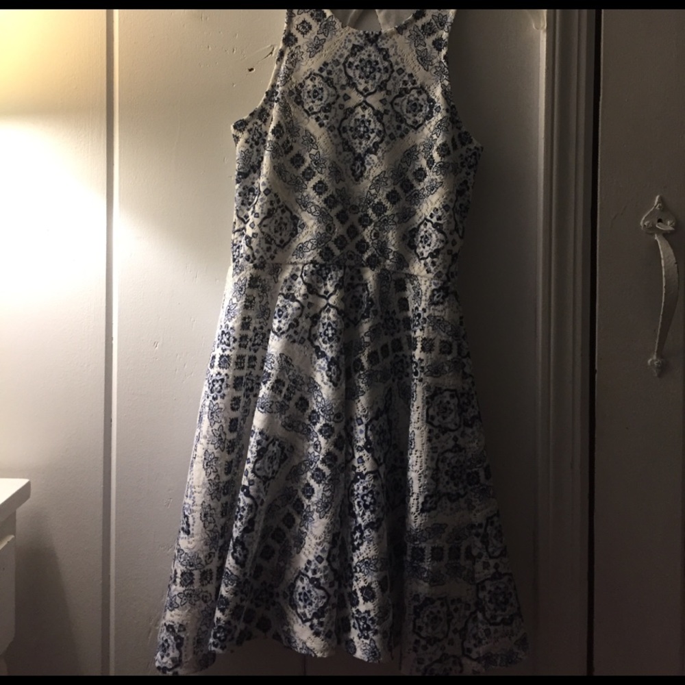 White lace dress