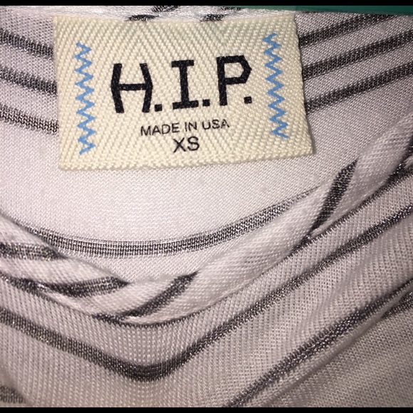 Gray & White Striped Shirt - Picture 2 of 2