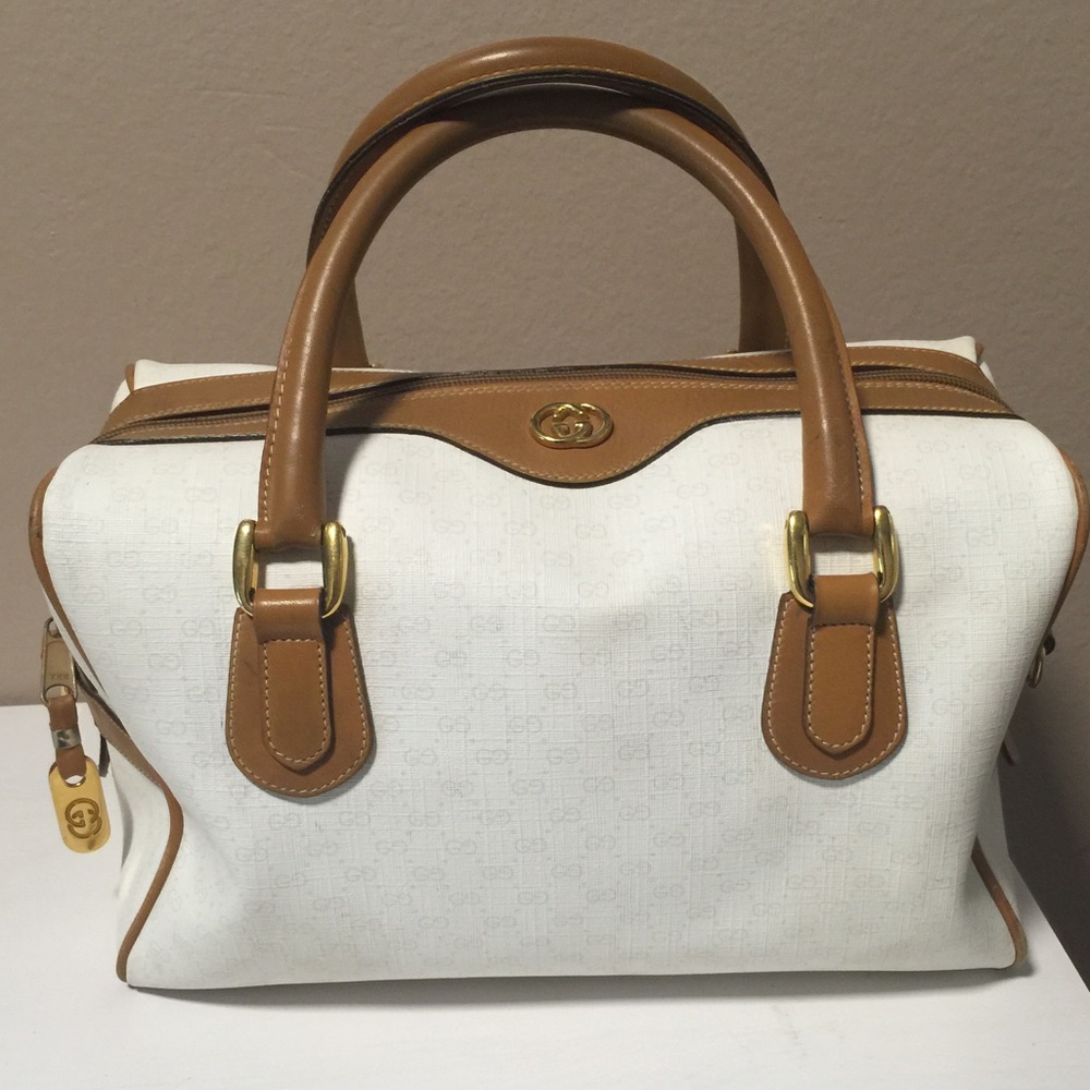 Vintage Gucci Monogram Boston Bag